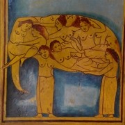 Picture of Elephant with people inside -Top links for language learners